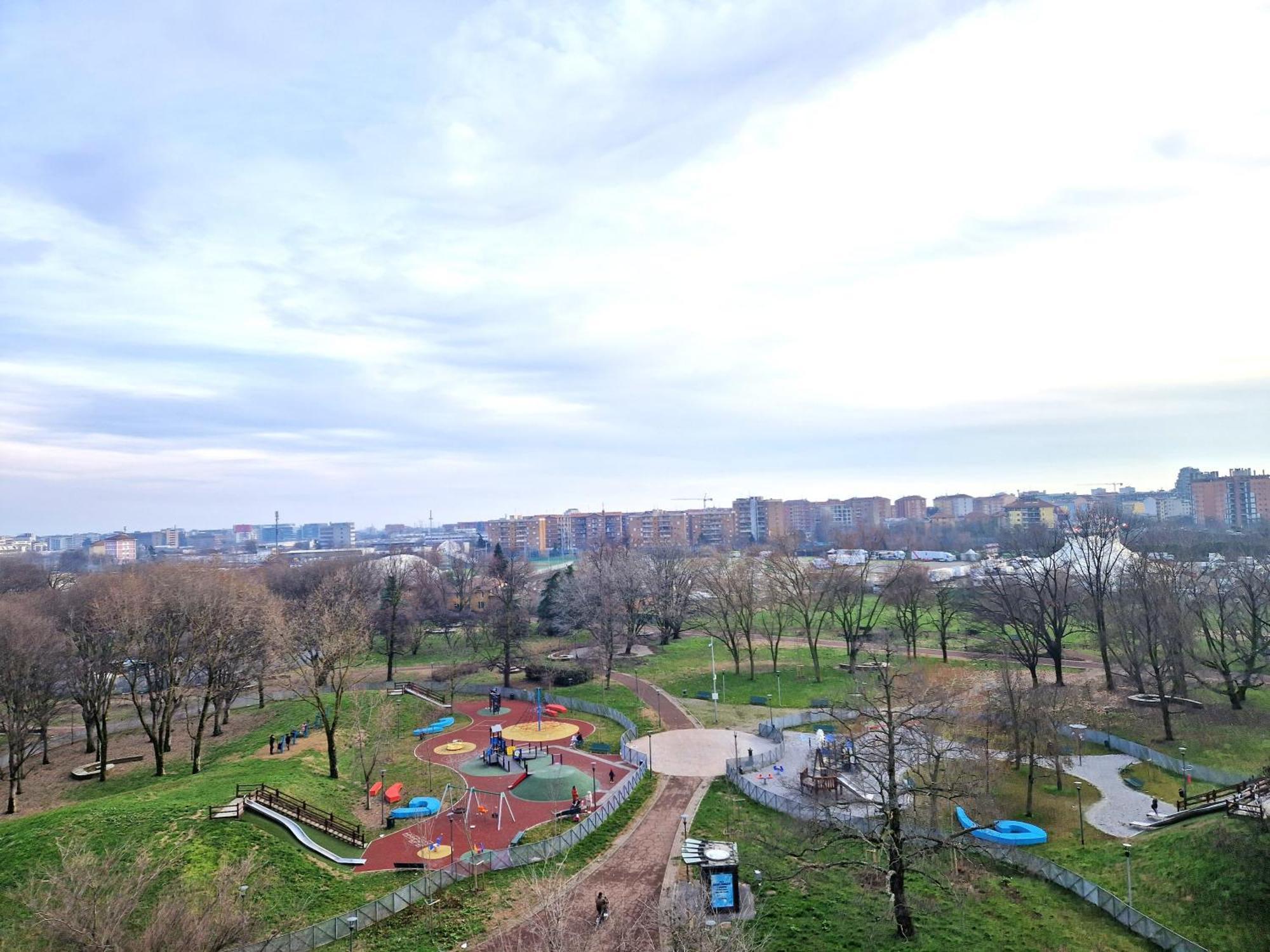 Caseospitali - Casa Park View, Ampio Trilocale Per Famiglie Sul Parco Milánó Kültér fotó